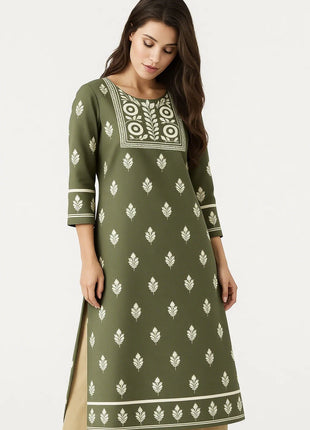 Muslim Dress Kurt Women's Fashionable And Elegant Straight Tube Slit hem Colorful Islamic Clothing For Women Girls Prayer Dress