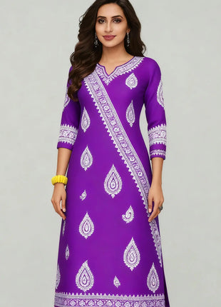 Muslim Women Kurtta Casual Dress National Style Straight Casual Ethnic Abito Donna Turkish Abaya Women Dress Abaya Slit hem