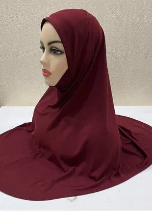 BOHOWAII Muslim Islamic Modal Hijab Scarf Instant Hijabs Headscarfs for Women Long Scarves Head Wrap Shawl Bonnet Hijabe Femme