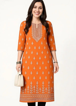Muslim Kurtta Women's Fashion Comfortable Dress Straight Tube Ethnic Vestiti Marocchini Donna Abito Donna Musulmana Slit hem