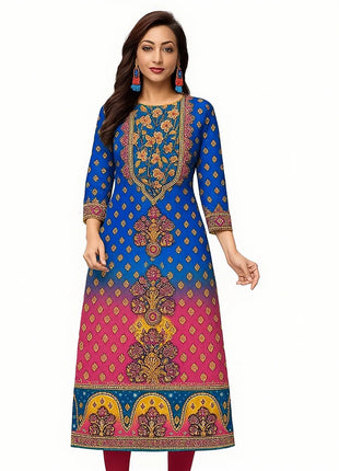 National style Muslim Women's Fashionable And Comfortable Kurtta Dress Slit hem Abito Donna Turkish Abaya Girls Prayer Dress