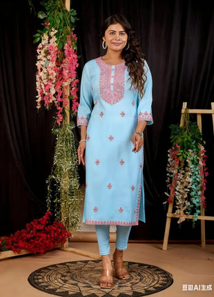 Muslim Women's Casual Fashionable Comfortable Straight Tube Casual Ethnic Turkish Abaya National style Abito Donna Musulmana