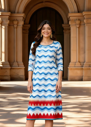 Muslim Kurtta Women's Casual Fashion Dress National style Straight Tube Casual Turkish Abaya Kaftan Moroccan Slit hem Robe