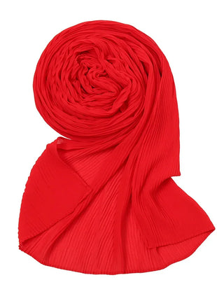 Big Size Pleated Chiffon Hijab Scarf for Muslim Women Turban Pashmina Shawls and Scarves Women Bandana Headband Hijabs Headscarf