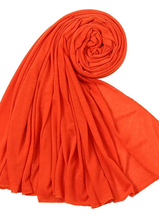 Hot Muslim Fashion Woman Soft Hijabs Scarf Shawl Plain Cotton Jersey Scarves Turban Women Long Shawls Head Wrap Headband Abaya