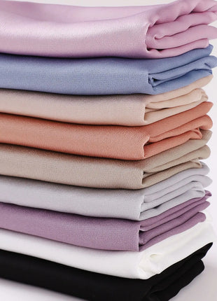 New Bubble Chiffon Hijab Scarf Handmade Flower Beaded Anchor Satin Silk Scarf  Hijabs for Women Turban Femme Ramadan Islamic