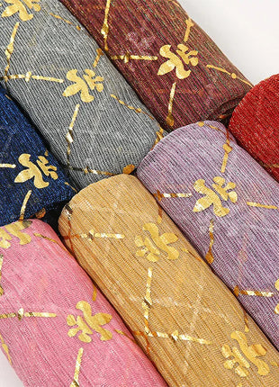 Muslim Chiffon Hijab Scarf Women Long Sequin Fabric Head Wrap For Women Hijabs Scarves Ladies Muslim Veil Jersey Hijabs