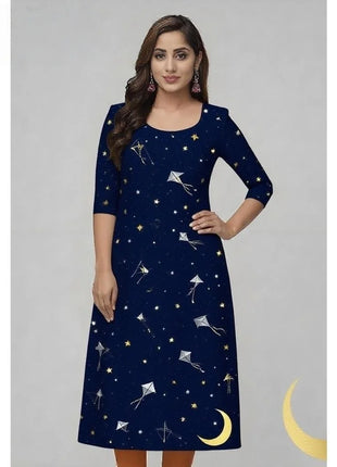 Muslim Kurtta Women Casual Fashion Dress Straight Tube Casual Ethnic Vetement Femme Flowers National style Kaftan Dress Moroccan