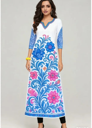 National style Kurt Women's Fashion Comfortable Long Sleeve Straight Casual Ethnic Peacock Pattern New Dress Ladies Abaya Muslim