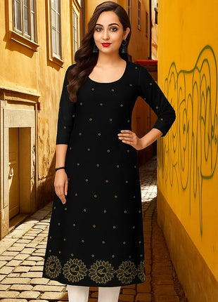 Muslim Women Kurtta Casual Dress National Style Straight Casual Ethnic Abito Donna Turkish Abaya Women Dress Abaya Slit hem