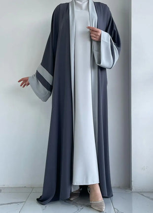 Eid Muslim Dress & Abayas for Women 2 Piece Set Musulman Ensembles Morocco Ramadan Caftan Abaya Kaftan Dubai Arab Long Robe 2024