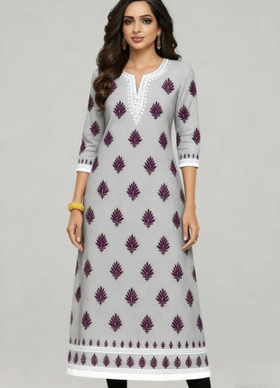 National style Kurt Women's Fashion Comfortable Long Sleeve Straight Casual Ethnic Peacock Pattern Robe Musulman Femme