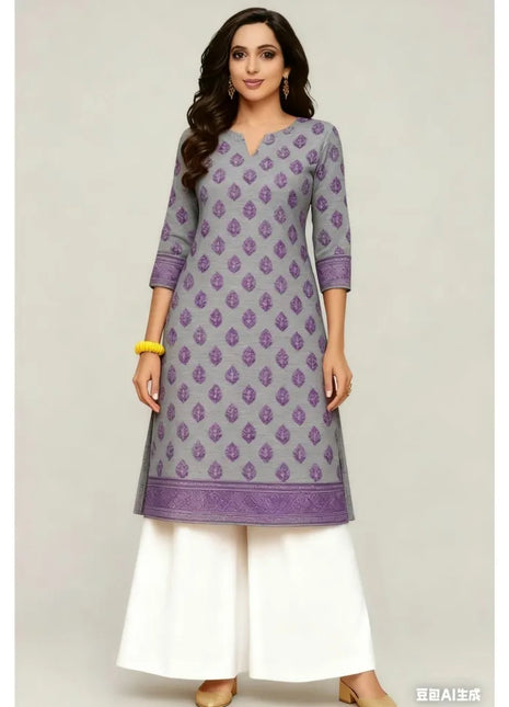 2026 Dress Kurt Women's Fashionable And Elegant Long Sleeved Straight Tube Casual Color Elephant Pattern Women Dress Abaya