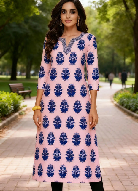 Muslim Women Kurt Casual Dress National Style Straight Casual Ethnic Flower Mandarin Design Suitable Morocco Marokkaanse Kaftan