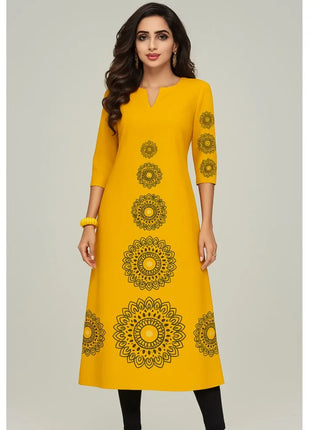 Muslim 2026 Dress Kurt Women's Fashionable And Elegant Long Sleeved Straight Tube Casual Round Neck Colorful Pattern Noble Skirt