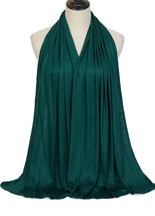 Premium Modal Cotton Jersey Hijab Scarf Muslim Long Shawl Women Plain Soft Turban Tie Head Wraps Africa Female Headband 170x60cm