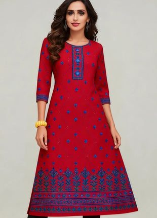 Muslim Womens Kurtta Casual Fashion Dress Straight Tube Casual Ethnic Abito Donna Musulmana National Style Regular Turkish Abaya