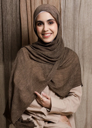 New Arrival Crinkle Rayon Hijab for Women Muslim Scarf Shawls Tie-dye Headscarf Wraps Plain Modal Cotton Islamic Turban Ramanda