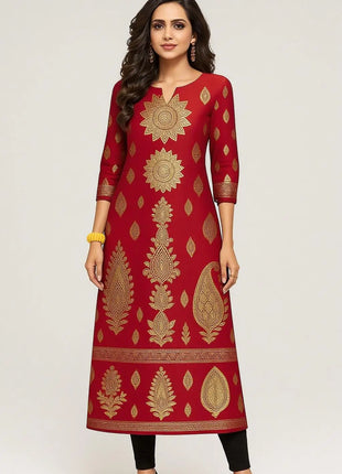 Muslim Dress Kurt Women's Fashionable And Elegant Straight Tube Casual Round Neck Colorful Peacock Pattern Dress Abiti Lunghi