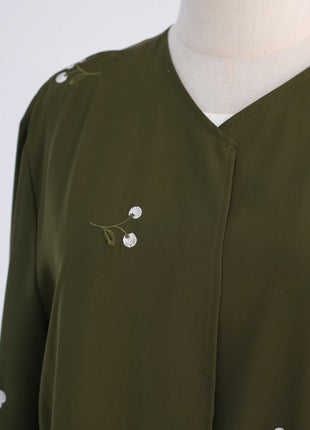 Eid Women Abaya Muslim Cardiagn Dress Prayer Embrodery Open Caftan Abayas Dubai Party Dresses Kaftan Robe Longue Vestidos Largos