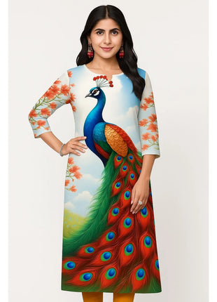 2026 Dress Kurt Women's Fashionable And Elegant Long Sleeved Straight Tube Casual Color Elephant Pattern Women Dress Abaya