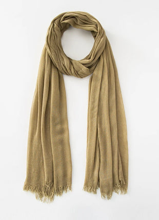 61 Colors Soft Cotton Viscose Scarf Rayon Material Muslim Hijab Mid Eastern Plain Solid Color Headscarf With Tassel