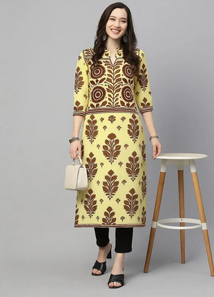 Muslim Women Kurtta Casual Dress National Style Straight Casual Ethnic Flower Mandarin Design Suitable Morocco Marokkaanse