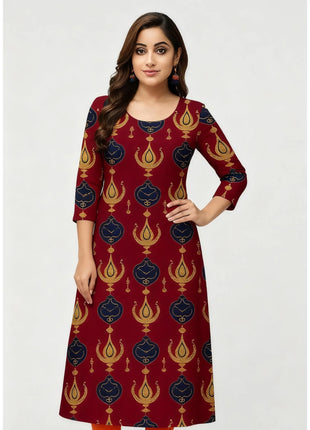 Muslim 2026 Dress Kurt Women Fashionable And Elegant National Style Straight Tube Casual Slit hem Abito Donna Musulmana