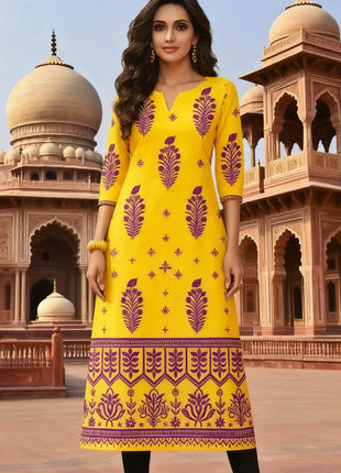 National style Muslim Women's Casual Fashionable And Comfortable Kurtta Dress Long Sleeved Straight Tube Casual Ethnic