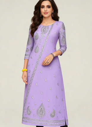 Dress Kurtta Women's Fashionable Long Sleeved Straight Tube Casual Bright Patterns Robe Arabe Robe Traditionnelle Arabe Muslim
