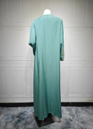 Women Jalabiya Dubai Dress Abaya Eid Ramadan Party Gorgeous Long Dresses Muslim Embroidery Vestidos Largos Robe Saudi Arab 2026