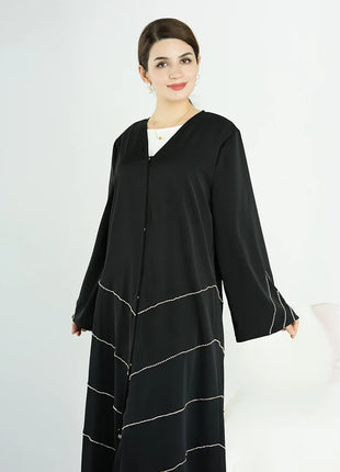 Eid Muslim Women Abaya Morocco Party Dress Abayas Elegant Prayer Diamond Long Sleeve Robe Dresses Ramadan Musulman Maxi Vestidos
