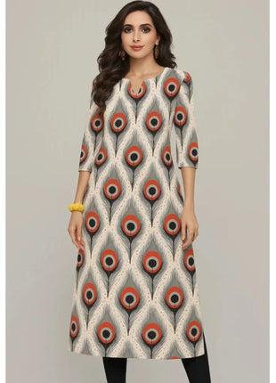 Muslim Dress Kurt Women's Fashionable And Elegant Long Sleeved Straight Tube Casual Round Neck Color Pattern Abaya Luxury
