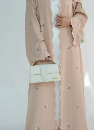 Eid Muslim Abaya for Women Embroidery Cardigan Dresses Abayas Ramadan Morocco Dubai Jalabiya Kaftan Vestidos Arab Long Robe 2025