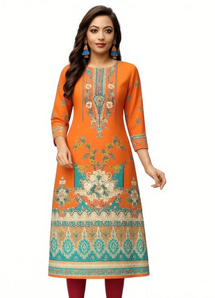 Muslim Women Kurtta Casual Fashion Dress Straight Tube Casual Ethnic Peacock Mandarin National Style Regular Women Turkish Abaya