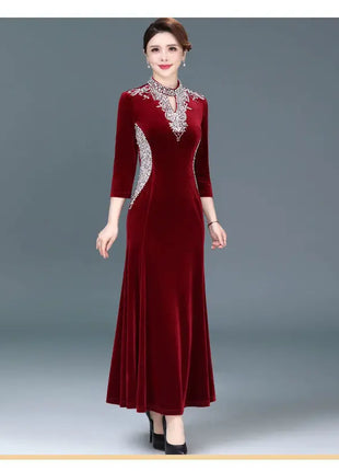 Autumn Winter Thin Office Lady Simplicity Temperament Long Sleeve Pullovers Solid Dresses Korean Fashion Slim Women Clothing