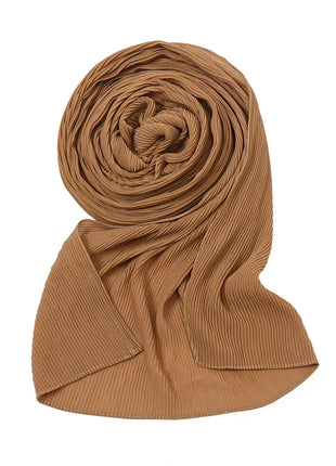 Big Size Pleated Chiffon Hijab Scarf for Muslim Women Turban Pashmina Shawls and Scarves Women Bandana Headband Hijabs Headscarf