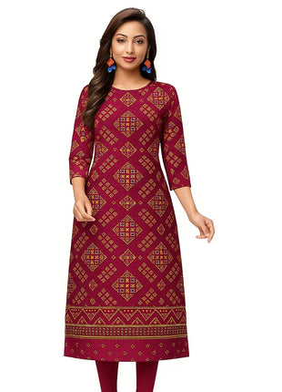 Muslim Red Women's Casual Fashionable Comfortable Straight Tube Casual Ethnic Peacock National style Abito Donna Musulmana