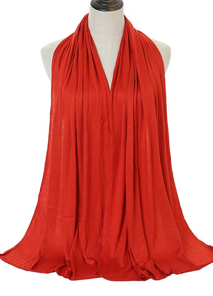 Premium Modal Cotton Jersey Hijab Scarf Muslim Long Shawl Women Plain Soft Turban Tie Head Wraps Africa Female Headband 170x60cm