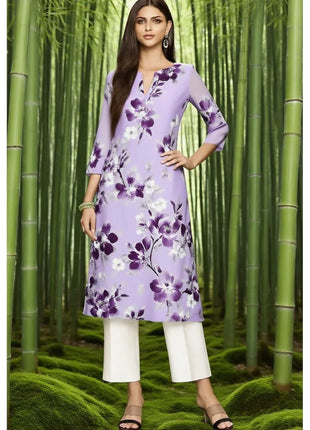 Muslim Dress Kurt Women's Fashionable And Elegant Long Sleeved Straight Tube Casual Flowers Color Pattern Abaya Luxury
