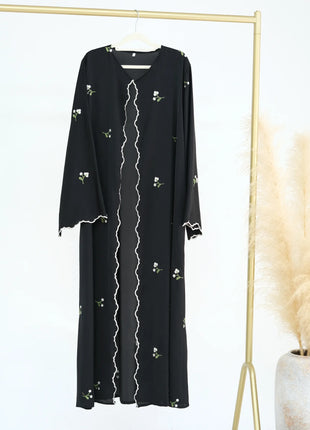 Eid Muslim Abaya for Women Embroidery Cardigan Dresses Abayas Ramadan Morocco Dubai Jalabiya Kaftan Vestidos Arab Long Robe 2025