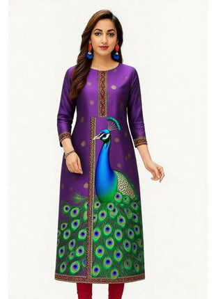Muslim Women Kurtta Casual Fashion Dress Straight Tube Casual Ethnic Slit hem Muslim Fashion Turkish Abaya Dresse National Style