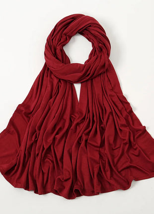 Premium Jersey Hijab Scarf For Muslim Women Turban Femme Africaine Hijabs For Woman Head Wrap Hoofddoek Headscarf Ramadan