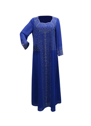 Eid Women Two Piece Set Hijab Party Dress Muslim Abaya Diamond Scarf Dresses Vestidos Mujer Kaftan Abayas Robe Elegant 2026