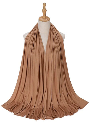 Big Size Jersey Hijabs for Woman Turban Mercerized Cotton Hijab Scarf Shawl Turbans for Women Headscarf Scarves Ramadan Foulard