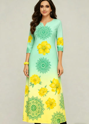 Muslim Flowers Kurt Christmas Women's Casual Fashion Comfortable Dress Long Sleeve Straight Tube Casual Ethnic Arabian Dress