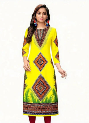 Muslim 2026 Dress Kurtta Women Fashionable And Elegant National Style Straight Tube Casual Slit hem Abito Donna Musulmana