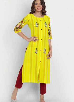Muslim 2026 Dress Kurt Women Fashionable And Elegant National Style Straight Tube Casual Slit hem Colorful Pattern Noble Skirt