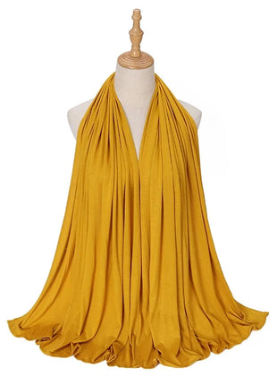 Big Size Jersey Hijabs for Woman Turban Mercerized Cotton Hijab Scarf Shawl Turbans for Women Headscarf Scarves Ramadan Foulard