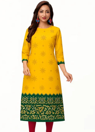 Muslim Dress Kurt Women's Fashionable And Elegant Slit hem Straight Tube Casual Flowers Pattern Robe Traditionnelle Arabe